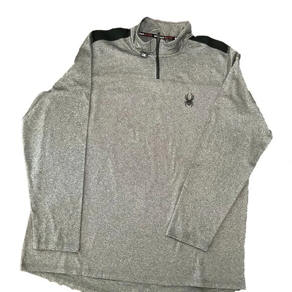 Spyder Activewear Men's Quarter Zip 
Pullover 4 Way Stretch Size XXL NEW - Picture 1 of 5
